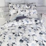 ROMY - blau, 100% Mako-Baumwolle mercerisiert, Feinsatin