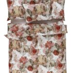 LARA, rot - 100% Mako-Baumwolle mercerisiert, Feinsatin