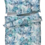 Lara, blau - 100% Mako-Baumwolle mercerisiert, Feinsatin