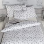 Edelweiss grau 100% Baumwoll-Satin