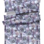 VALENTINA, violett - 100% Mako-Baumwolle mercerisiert, Feinsatin