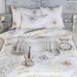 MUSICA - 100% Mako-Baumwolle mercerisiert, Satin