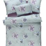 SMILLA - blau, 100% Mako-Baumwolle mercerisiert, Feinsatin