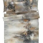 AREZZO grau- 100% Mako-Baumwolle mercerisiert, Feinsatin