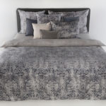 BELLINA grey - 100% Baumwoll-Feinsatin