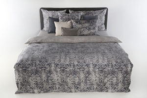 Bellina grau Feinsatin