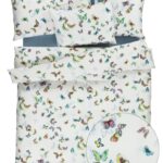 PAPILLONS, - 100% Mako-Baumwolle mercerisiert, Feinsatin