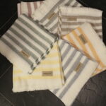 PROVENCE Streifen versch. Farben - 75% Leinen, 25% Baumwolle