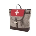 SWISS army- Rucksack 90% Wolle, 10% Polyacrylic / Echtleder