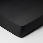 Fixleintuch - noir, Satin Noblesse