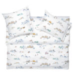 MONTAGNA, blanc -  Satin-Noblesse / Jersey Royal